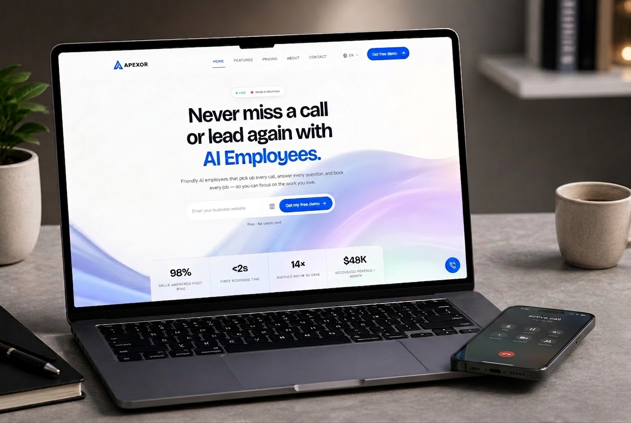 Friendly support specialist on a call
